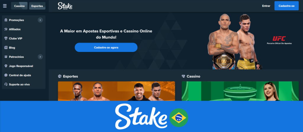 Site oficial Stake Brasil para apostas esportivas e cassino digital